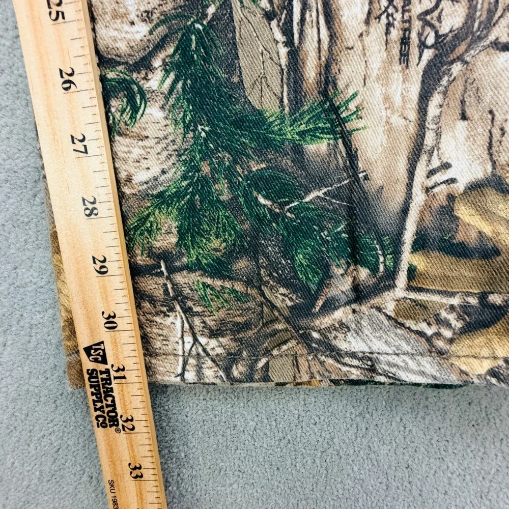RealTree Camouflage Jeans Mens 38x32 (Actual 38x31)‎ Lined Hunting Style# 5191-5